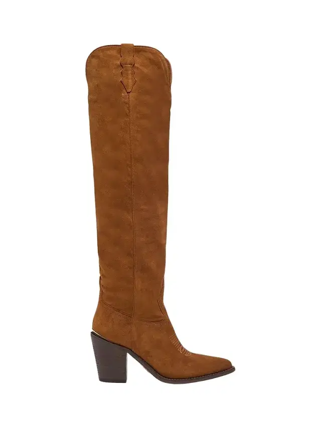 Partlow Women's Jojo 90MM Suede Knee-High Boots