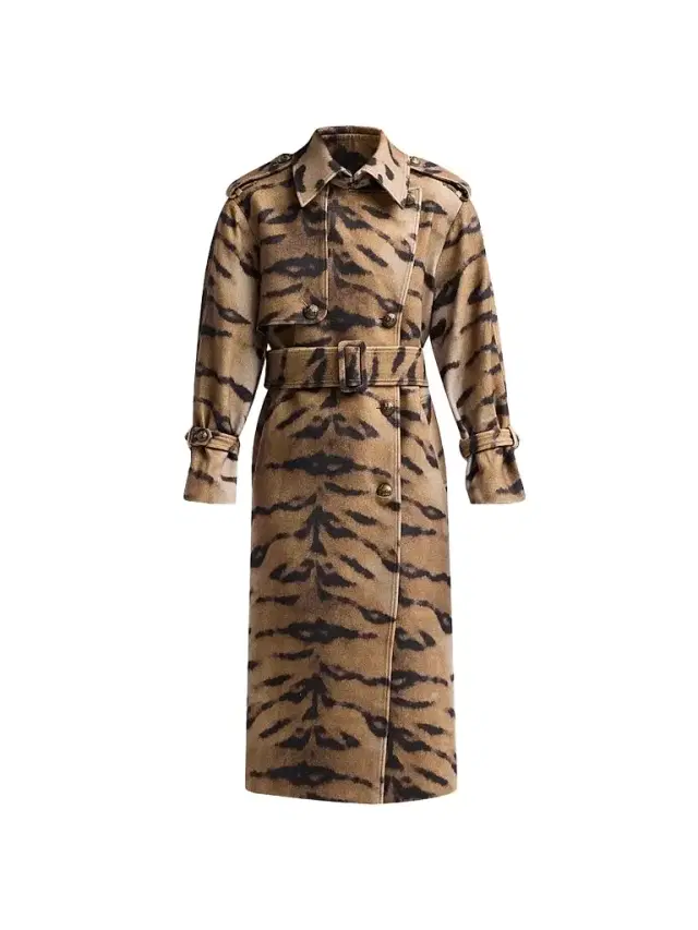 Kobi Halperin Women's Nicole Tiger Stripe Print Coat