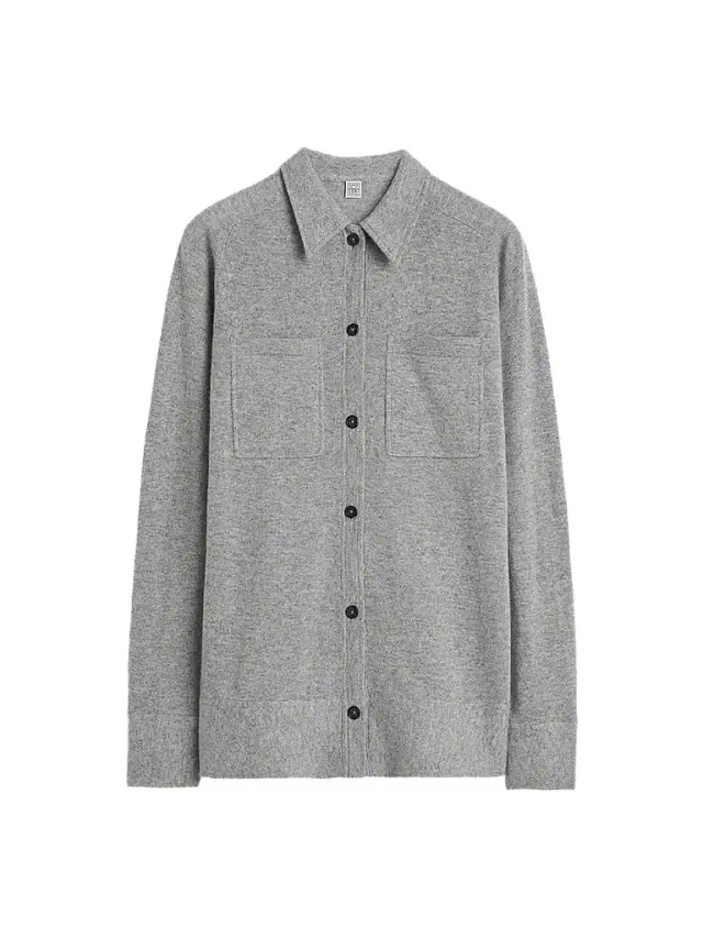 TOTEME Women's Cashmere Patch Pocket Shirt