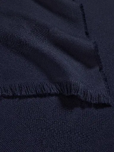 Emporio Armani Men's Eyelash-Fringe Wool Scarf | Thumbnail 4 Emporio Armani Men's Eyelash-Fringe Wool Scarf | Thumbnail 4