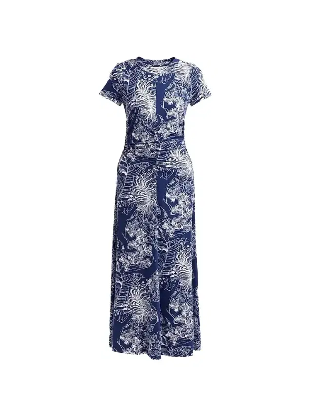 Lilly Pulitzer Women's Alma Printed UPF 50+ Midi Dress