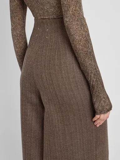Maison Margiela Women's Wool Midi Skirt | Thumbnail 5