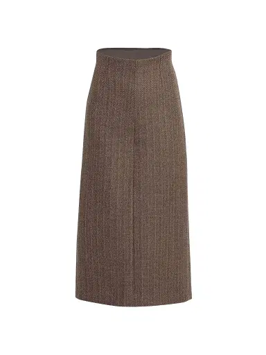Maison Margiela Women's Wool Midi Skirt | Thumbnail 1