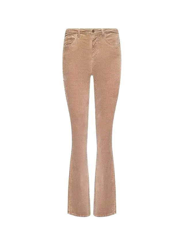 L'Agence Women's Stevie Velvet High-Rise Straight-Leg Jeans