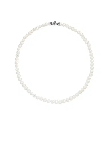 David Yurman Women's Pearl Strand Necklace in Sterling Silver | Thumbnail 3