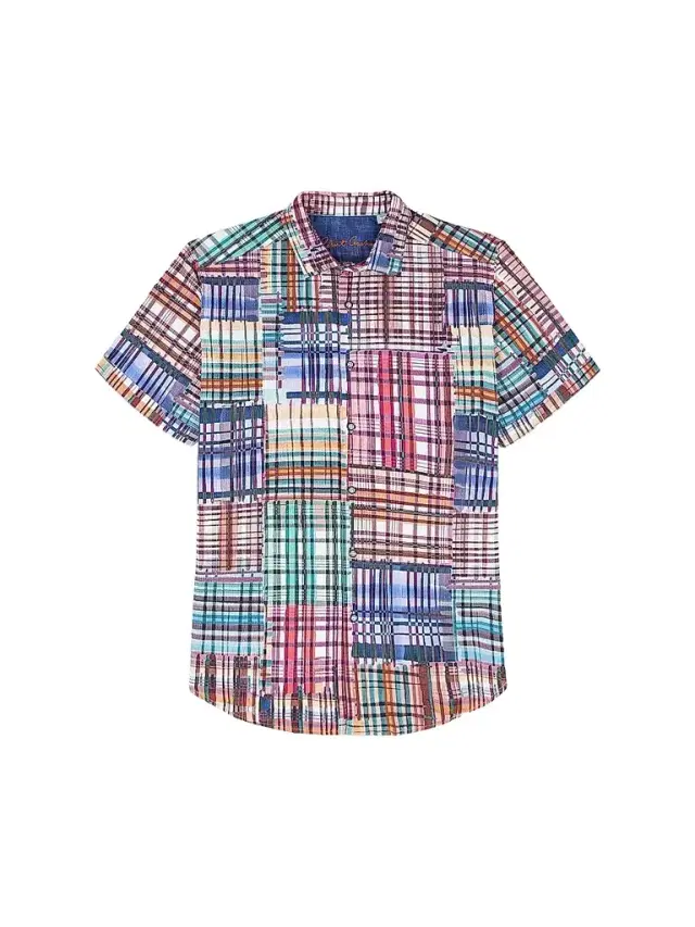 Robert Graham Men's Murdoch Plaid Cotton Short-Sleeve Shirt