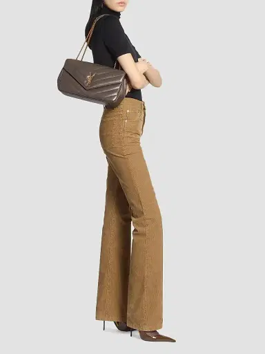 Saint Laurent Women's Loulou Medium Shoulder Bag in Lambskin Leather | Thumbnail 2 Saint Laurent Women's Loulou Medium Shoulder Bag in Lambskin Leather | Thumbnail 2