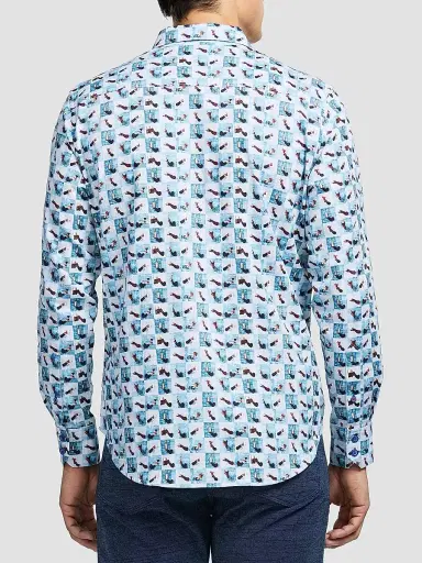 Robert Graham Men's Toasted Checkered Long-Sleeve Button-Front Shirt | Thumbnail 5