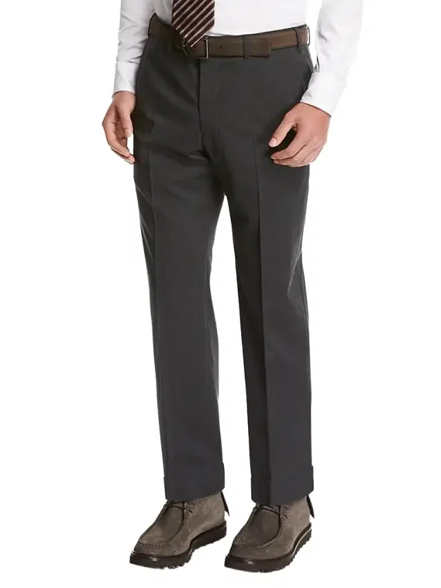 Giorgio Armani Men's Crease-Front Wool Trousers