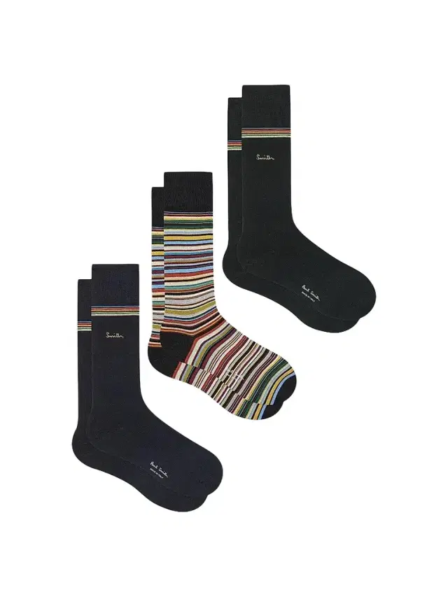 Paul Smith Men's Gold Signature 3-Pack Socks