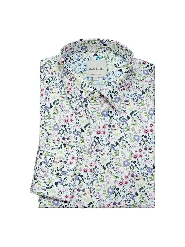 Paul Smith Men's Tailored-Fit Floral Cotton Shirt