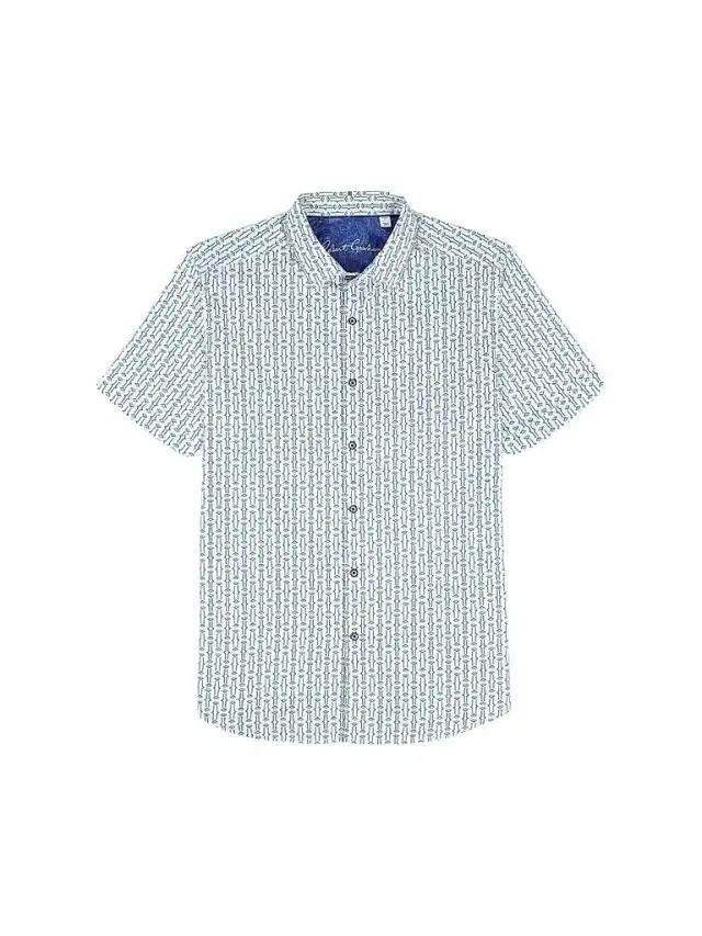 Robert Graham Men's Napier Printed Short-Sleeve Stretch-Cotton Shirt