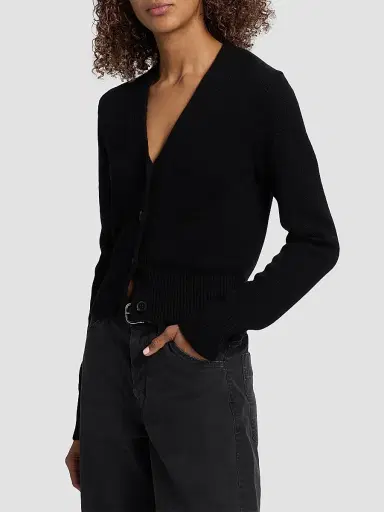 Nili Lotan Women's Charmaine V-Neck Cardigan | Thumbnail 4