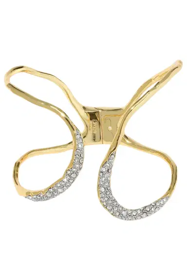 ALEXIS BITTAR Crystal Solanales Freeform Cuff Bracelet | Thumbnail 3