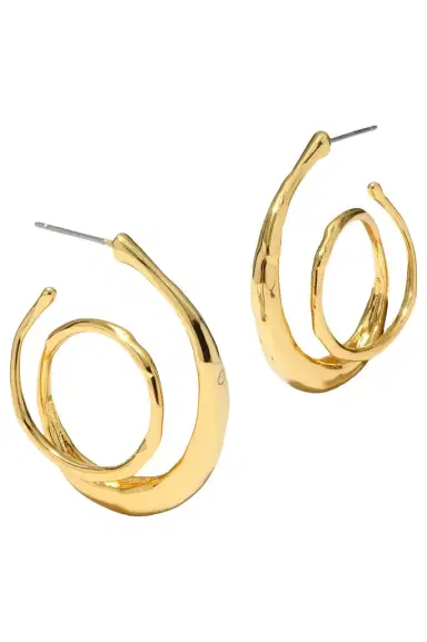 ALEXIS BITTAR Molten Spiral Hoop Earrings | Thumbnail 1
