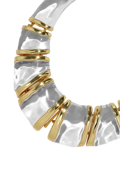 ALEXIS BITTAR Lucite Segmented Bib Necklace | Thumbnail 3