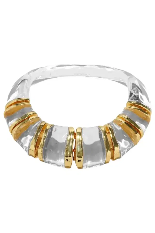 Lucite Segmented Bib Necklace
