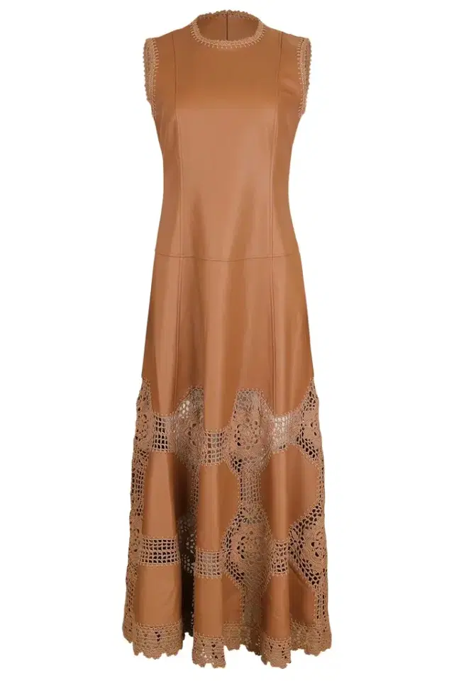 Ulla Johnson Ilana Crochet Dress - Camel