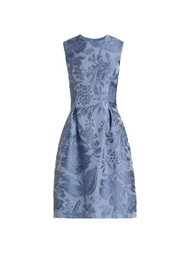 Lela Rose Women's Betsy Floral Fil Coupe Dress