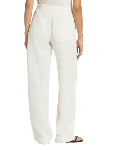 Vince Women's Utility Hemp Straight-Leg Pants | Thumbnail 5