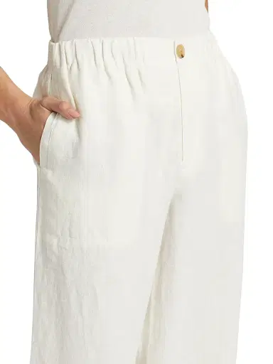Vince Women's Utility Hemp Straight-Leg Pants | Thumbnail 6