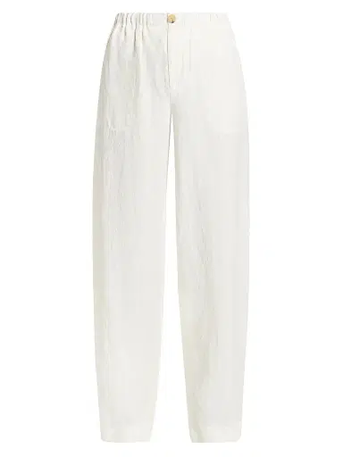 Vince Women's Utility Hemp Straight-Leg Pants | Thumbnail 1