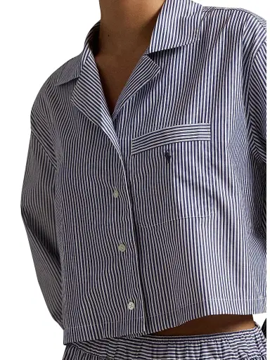 Polo Ralph Lauren Women's Striped Cotton Short Pajamas | Thumbnail 6