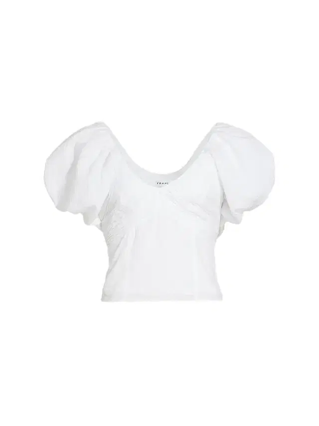 Frame Women's Puff-Sleeve Seersucker Top
