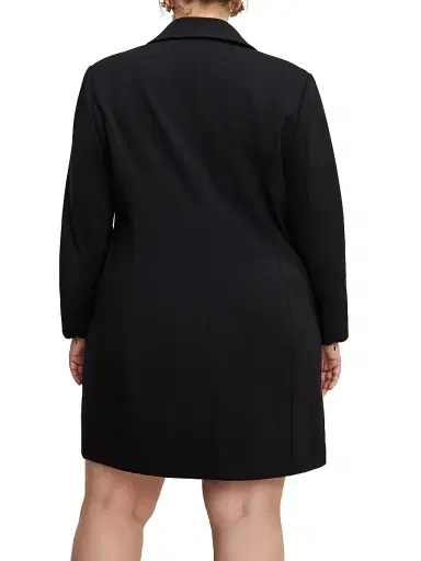 GOOD AMERICAN Women's Ponte Embellished Executive Blazer Minidress | Thumbnail 11