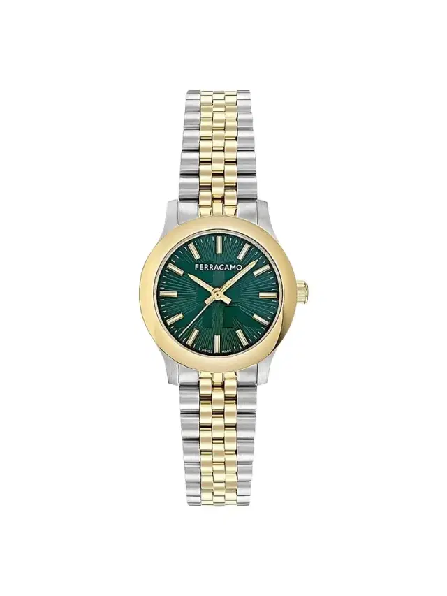 Ferragamo Women's Duo Two-Tone Stainless Steel Bracelet Watch/28MM