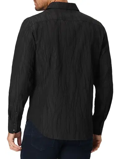 Robert Graham Men's Wells Textured Stretch-Jacquard Shirt | Thumbnail 3
