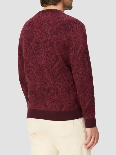 Robert Graham Men's Vomano Cotton-Blend Crewneck Sweater | Thumbnail 3