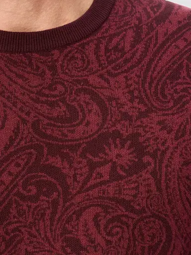 Robert Graham Men's Vomano Cotton-Blend Crewneck Sweater | Thumbnail 4