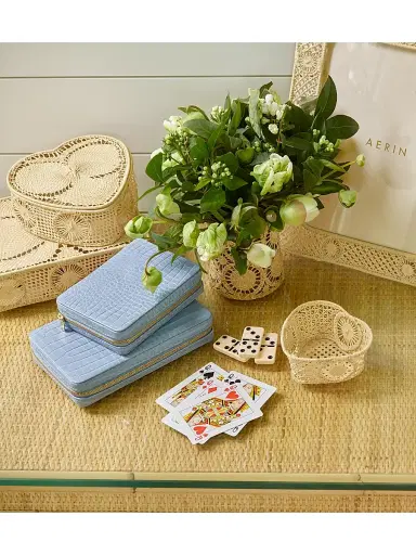 AERIN Enzo Travel Domino Set, Hydrangea | Thumbnail 3