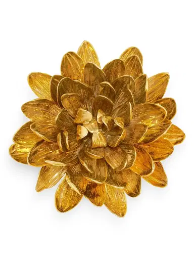 AERIN Gilded Dahlia Flower | Thumbnail 2