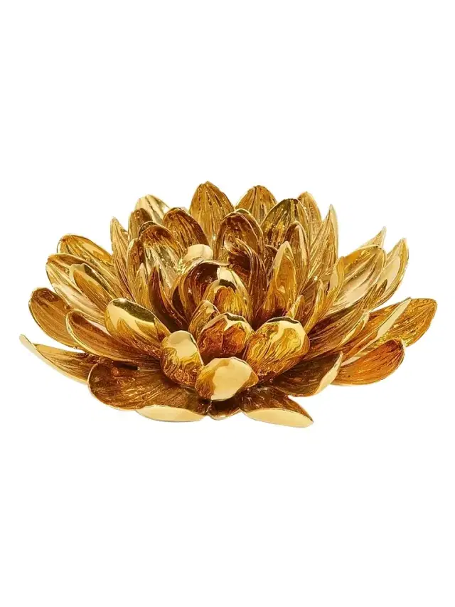 AERIN Gilded Dahlia Flower