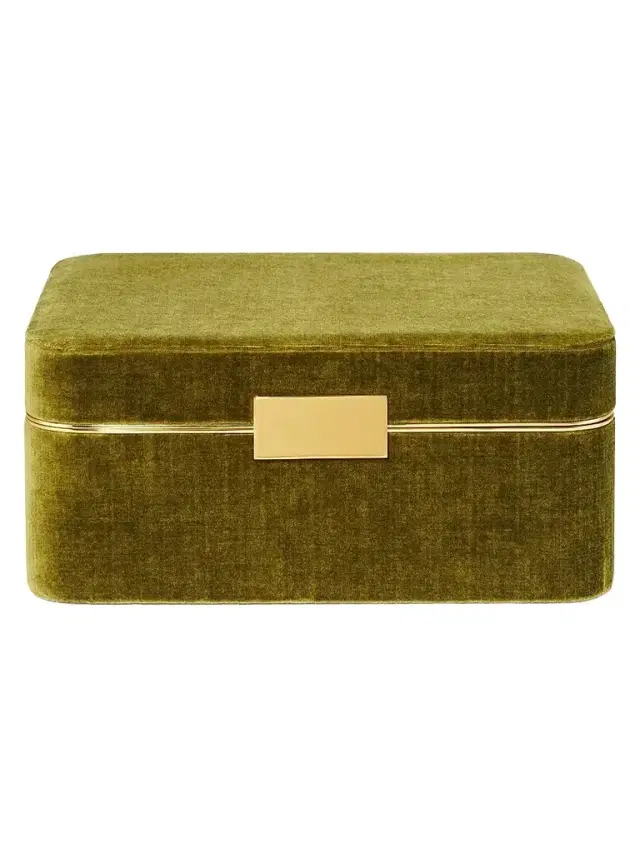 AERIN Beauvais Velvet Jewelry Box