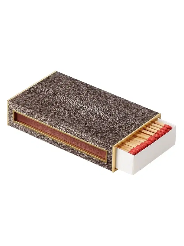 AERIN Oversized Shagreen Match Box