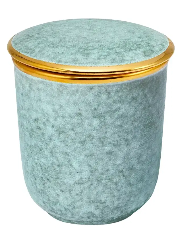 AERIN Unisex Savoy Orange Blossom 18K Goldplated Ceramic Scented Candle
