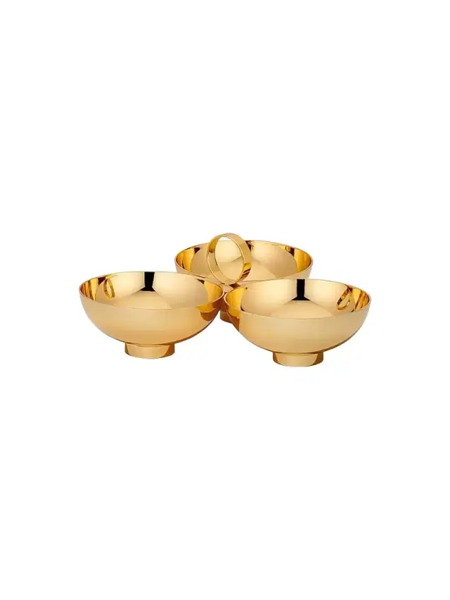 AERIN Sintra 3-Bowl Server