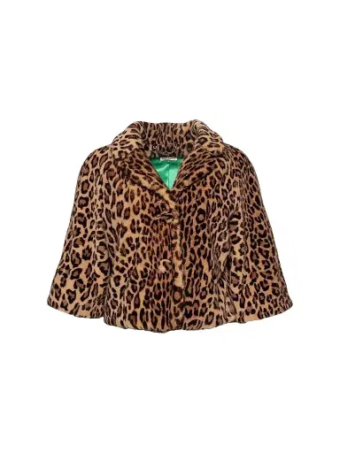 Frances Valentine Women's Blaine Leopard Print Faux Fur Jacket | Thumbnail 1