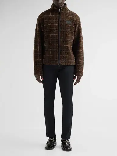 Burberry Men's Fairfax Check Funnel Neck Jacket | Thumbnail 2 Burberry Men's Fairfax Check Funnel Neck Jacket | Thumbnail 2