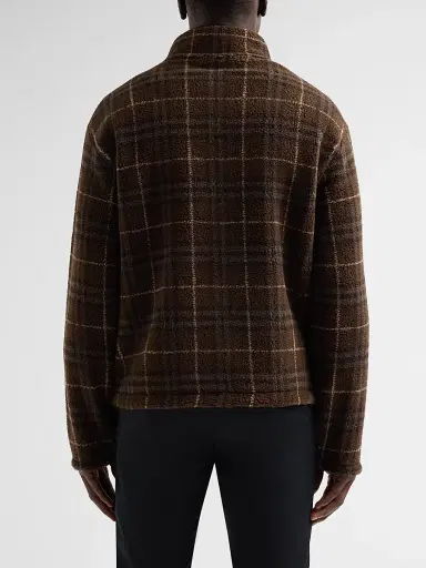 Burberry Men's Fairfax Check Funnel Neck Jacket | Thumbnail 3 Burberry Men's Fairfax Check Funnel Neck Jacket | Thumbnail 3