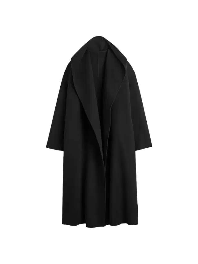 TOTEME Women's Hoodie Wool Belted Coat