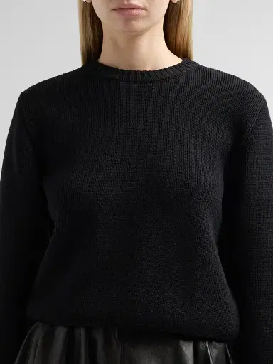 TOTEME Women's Wool-Cotton Sweater | Thumbnail 5