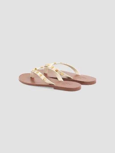 Valentino Women's Rockstud Calfskin 05MM Thong Sandals | Thumbnail 3 Valentino Women's Rockstud Calfskin 05MM Thong Sandals | Thumbnail 3