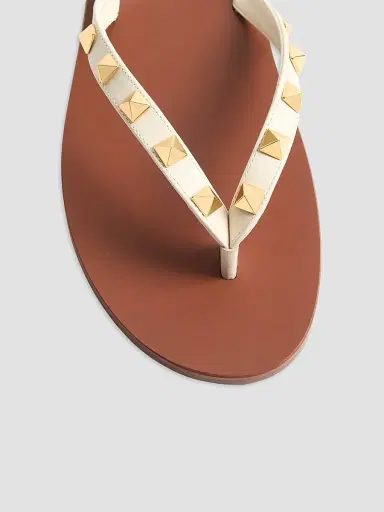 Valentino Women's Rockstud Calfskin 05MM Thong Sandals | Thumbnail 5 Valentino Women's Rockstud Calfskin 05MM Thong Sandals | Thumbnail 5