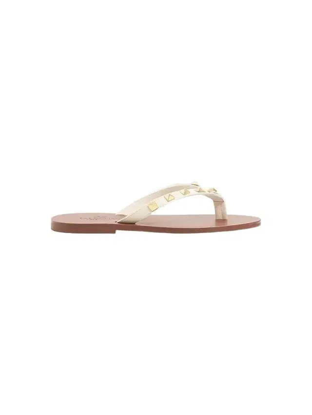 Valentino Women's Rockstud Calfskin 05MM Thong Sandals