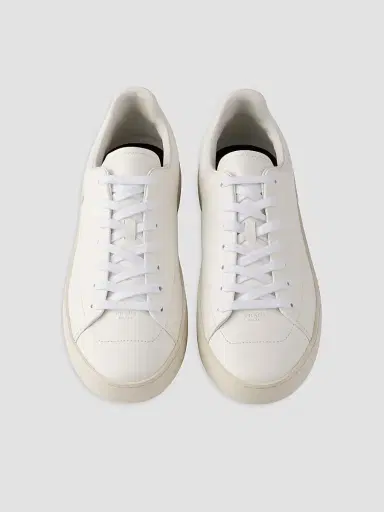 Prada Men's Court Leather Sneakers | Thumbnail 2