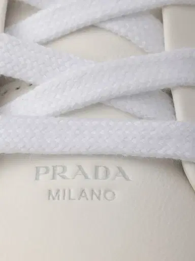 Prada Men's Court Leather Sneakers | Thumbnail 5